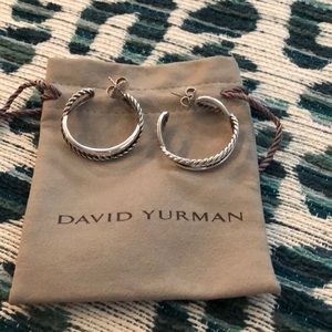 David Yurman Crossover earrings silver